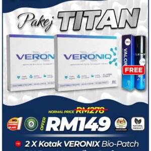 PAKEJ TITAN ( 2 KOTAK VERONIQX + FREEGIFT)