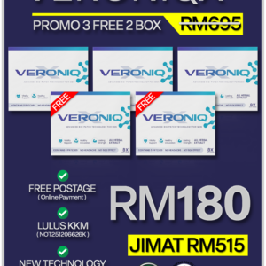 PAKEJ 3 KOTAK VERONIQX + FREE 2